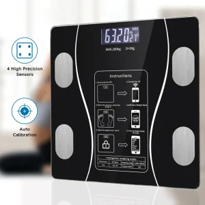 Smart Wireless LED Body Fat & Weight Scale