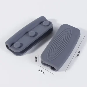 2-Pack Non-Slip Heat-Resistant Silicone Pot Handle Covers