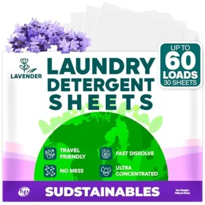Laundry Detergent Sheets 60 Loads Laundry Sheet for Washing