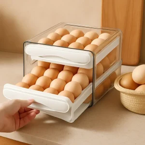 Two-Layer Plastic Egg Storage