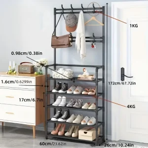 Multi-Functional Entryway Storage Organizer