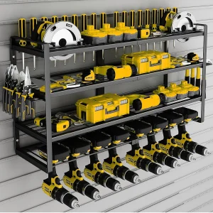 Power Tool Storage Rack 4 Layers Organizer